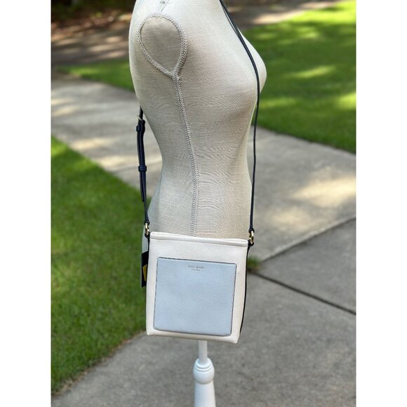 Kate Spade KH164 Ava Colorblock Pebbled Leather Swingpack Crossbody Bag NWT - Picture 1 of 16
